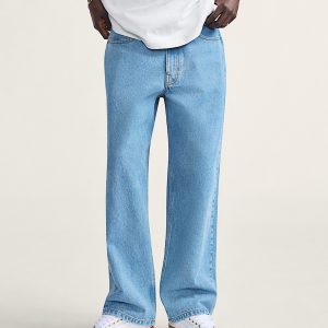 Check-5 Baggy Denim Pants
