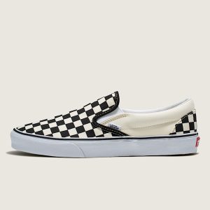 Classic Slip-On Checkerboard Wide Shoe
