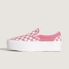 Classic Slip-On Platform Checkerboard Shoe