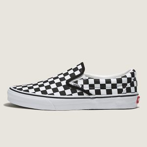 Customs Classic Slip-On Checkerboard Wide Shoe