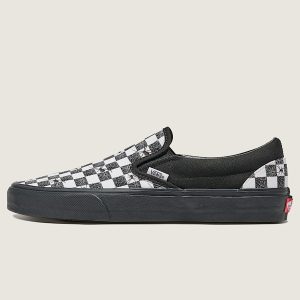 Customs Classic Slip-On Halloween Checkerboard Shoe