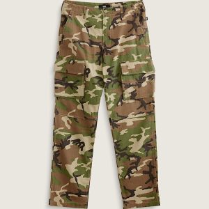 Fatigue Cargo Loose Tapered Ripstop Pants