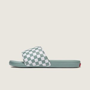 La Costa Checkerboard Slide-On Sandal