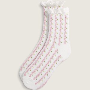 Sereno Lace Crew Socks