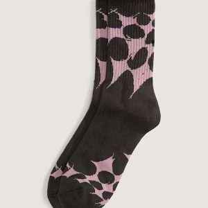 Skate Splatter Web Crew Socks