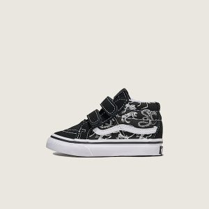 Toddler Sk8-Mid Reissue V Skeletons Shoe